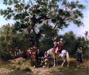  Georges Washington Bedouins Gathering Food - Art Print