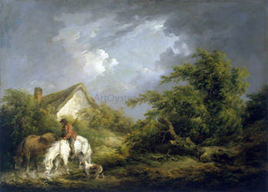  George Morland Before a Thunderstorm - Art Print