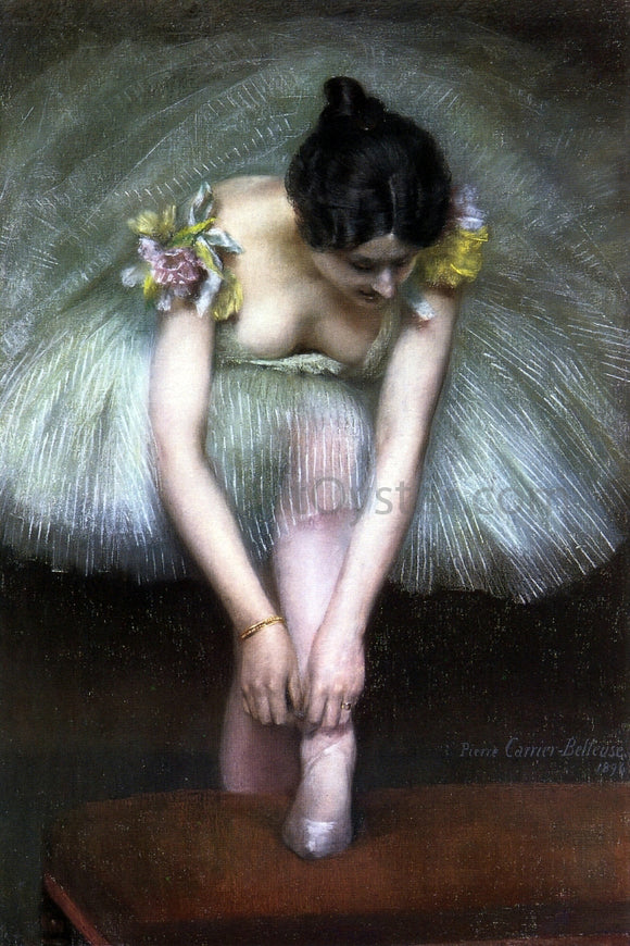  Pierre Carrier-Belleuse Before the Dance - Art Print