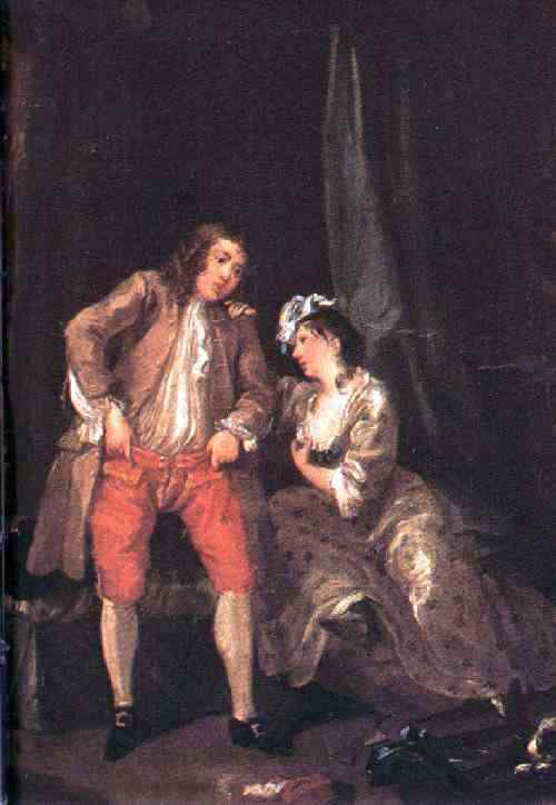  William Hogarth Before the Seduction and After - Art Print