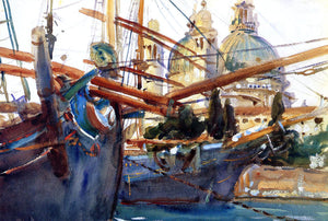  John Singer Sargent Behind the Salute - Art Print