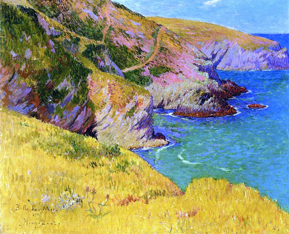  Henri Moret Belle-ile-en-Mer, Cliffs - Art Print