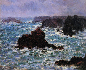  Claude Oscar Monet Belle-Ile, Rain Effect - Art Print