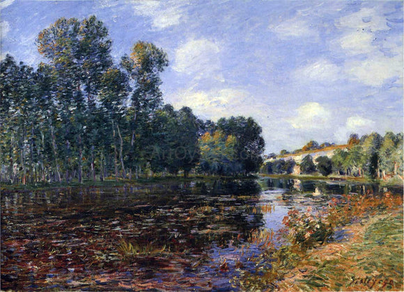  Alfred Sisley Bend in the River Loing in Summer - Art Print