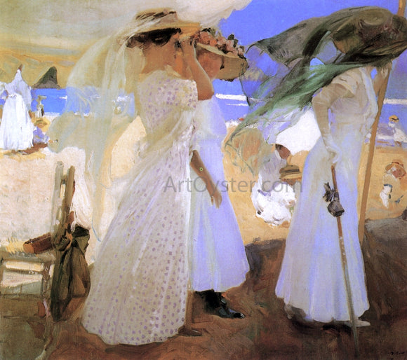  Joaquin Sorolla Y Bastida Beneath the Canopy - Art Print