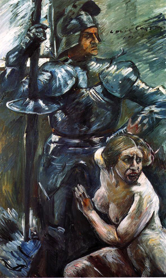  Lovis Corinth Beneath the Shield of Arms - Art Print