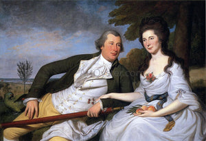  Charles Willson Peale Benjamin and Eleanor Ridgley Laming - Art Print