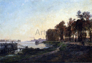  Alexandre-Rene Vernon Beside the River - Art Print