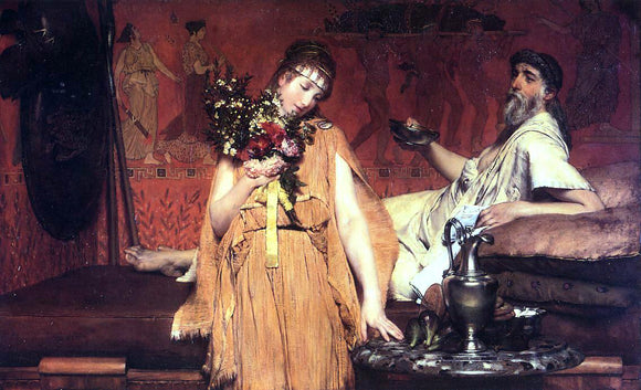  Sir Lawrence Alma-Tadema Between Hope and Fear - Art Print