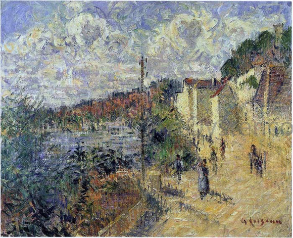  Gustave Loiseau Beynac Quay at Bordeaux - Art Print