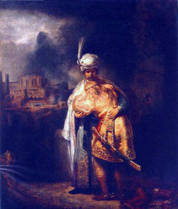  Rembrandt Van Rijn Biblical Scene - Art Print