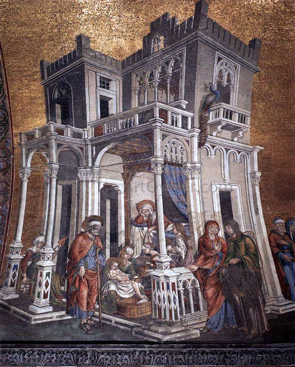  Michele Giambono Birth of the Virgin - Art Print