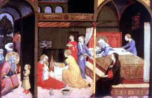  Sano Di Pietro Birth of the Virgin - Art Print