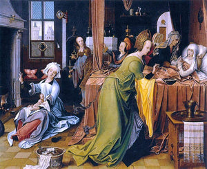  Jan De Beer Birth of the Virgin - Art Print