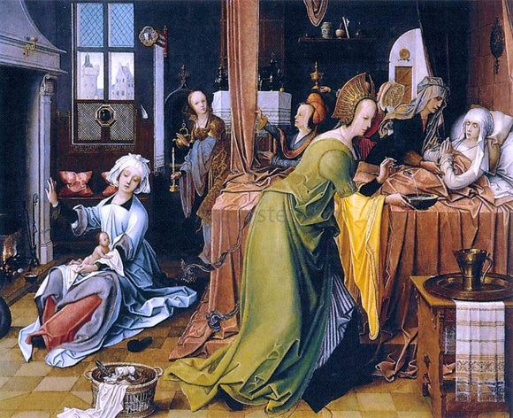  Jan De Beer Birth of the Virgin - Art Print