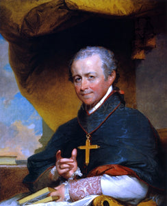  Gilbert Stuart Bishop Jean-Louis Anne Magdelaine Lefebvre de Cheverus - Art Print