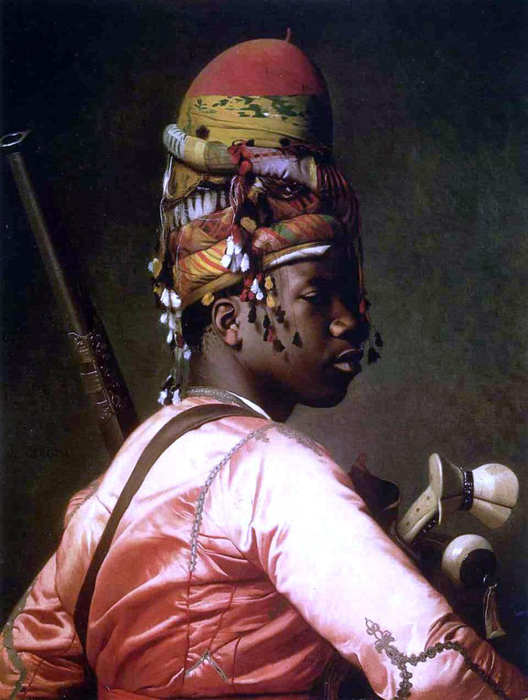  Jean-Leon Gerome Black Bashi-Bazouk - Art Print