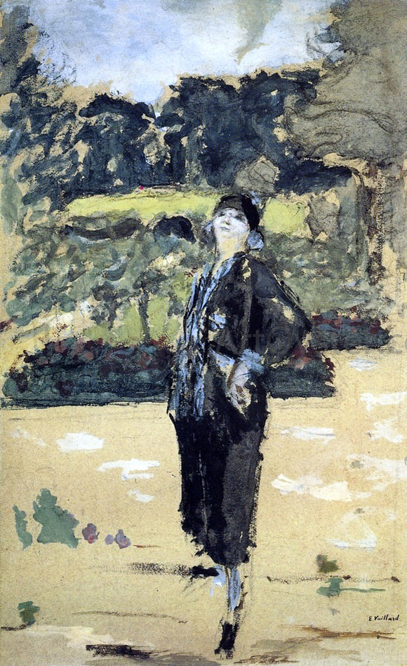  Edouard Vuillard Black Dress - Art Print