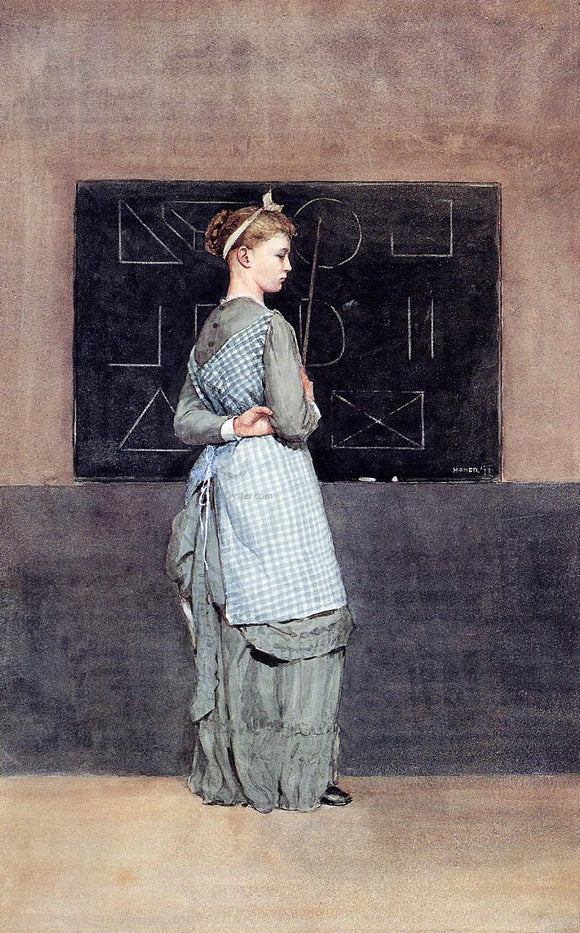  Winslow Homer Blackboard - Art Print