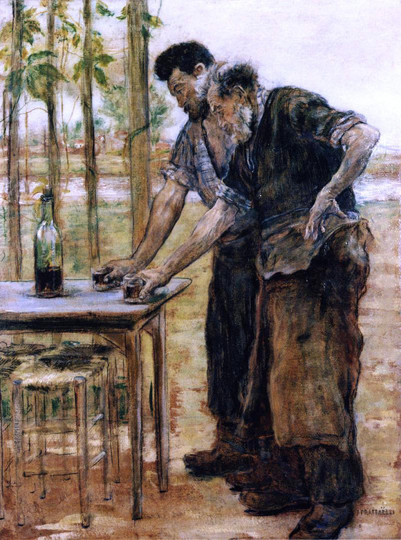  Jean-Francois Raffaelli Blacksmiths taking a Drink - Art Print