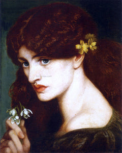  Dante Gabriel Rossetti Blanzifiore (also known as Snowdrops) - Art Print