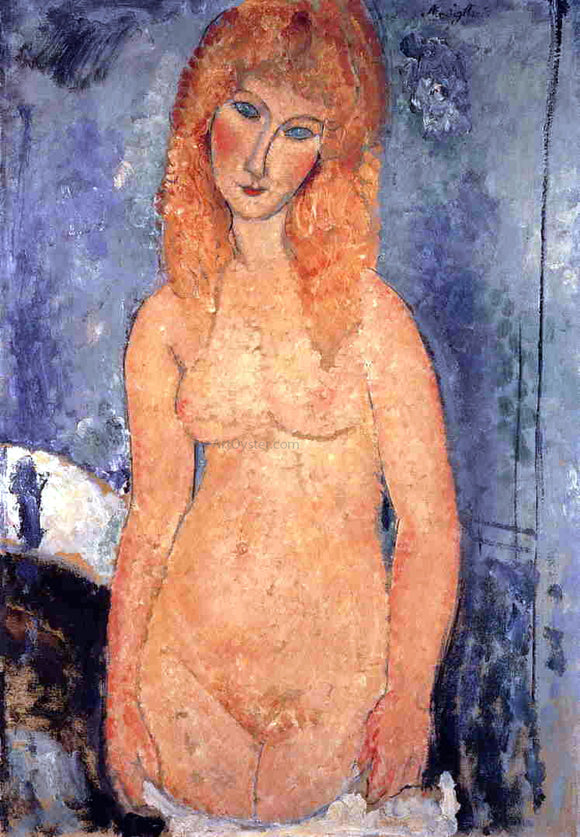  Amedeo Modigliani Blonde Nude - Art Print