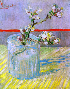  Vincent Van Gogh Blossoming Almond Branch in a Glass - Art Print