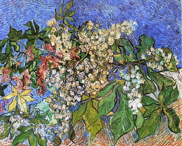  Vincent Van Gogh Blossoming Chestnut Branches - Art Print