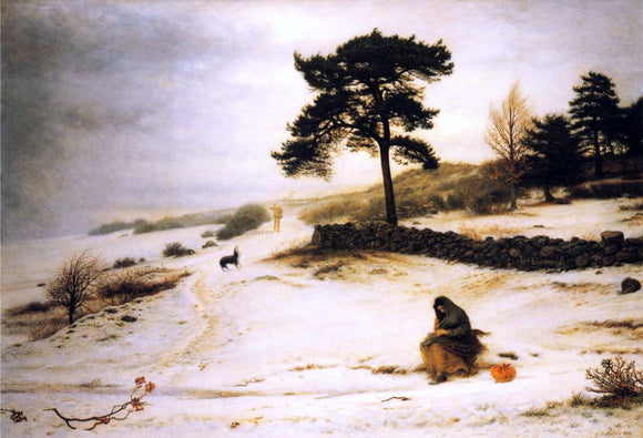  Sir Everett Millais Blow, Blow Thou Winter Wind - Art Print