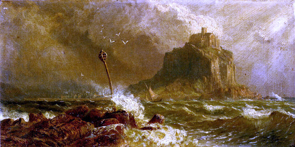  John Mogford Blowing Fresh-Mounts Bay, Cornwall - Art Print