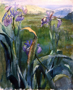  John La Farge Blue Iris, Study - Art Print