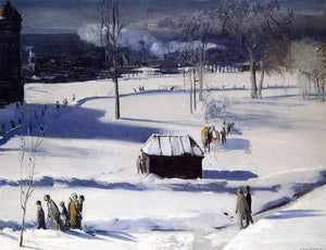  George Wesley Bellows Blue Snow, the Battery - Art Print
