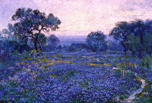  Julian Onderdonk Bluebonnet Scene - Art Print