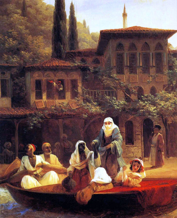  Ivan Constantinovich Aivazovsky Boat Ride by Kumkapi in Constantinople - Art Print