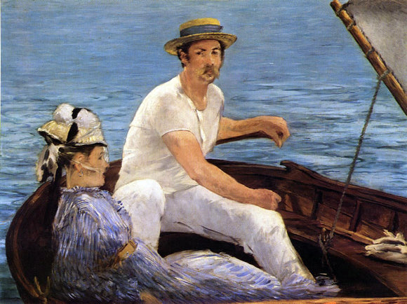  Edouard Manet Boating - Art Print