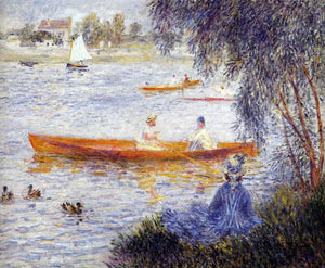  Pierre Auguste Renoir Boating at Argenteuil - Art Print