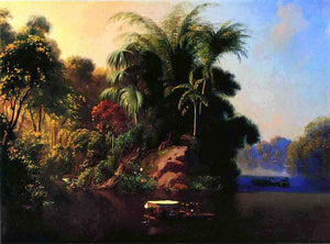  Charles Christian Nahl Boating on The Changres River - Art Print