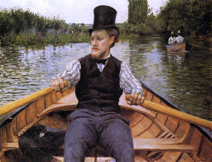  Gustave Caillebotte Boating Party - Art Print