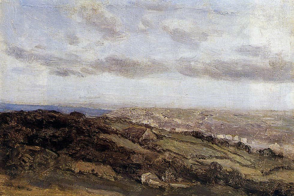  Jean-Baptiste-Camille Corot Bologne-sur-Mer, View from the High Cliffs - Art Print