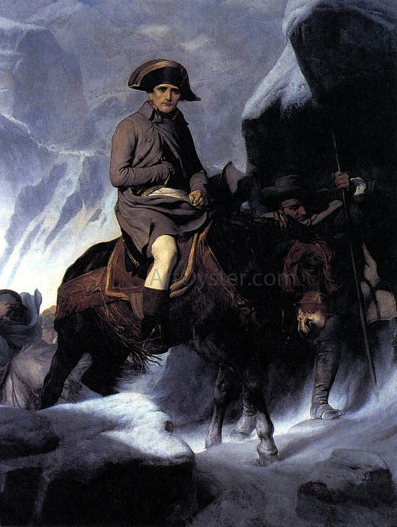  Paul Delaroche Bonaparte Crossing the Alps - Art Print