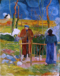  Paul Gauguin Bonjour Monsieur Gauguin - Art Print