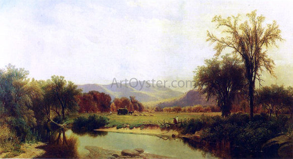  George Henry Smillie Boquet River, Elizabethtown, NY - Art Print