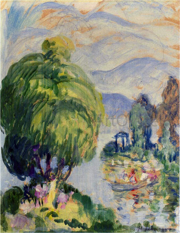  Henri Lebasque Bord de la riviere - Art Print