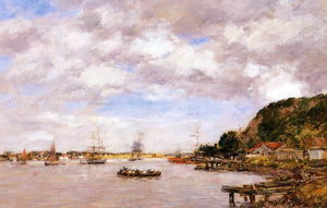  Eugene-Louis Boudin Bordeaux, la Cargonne a Larmont - Art Print