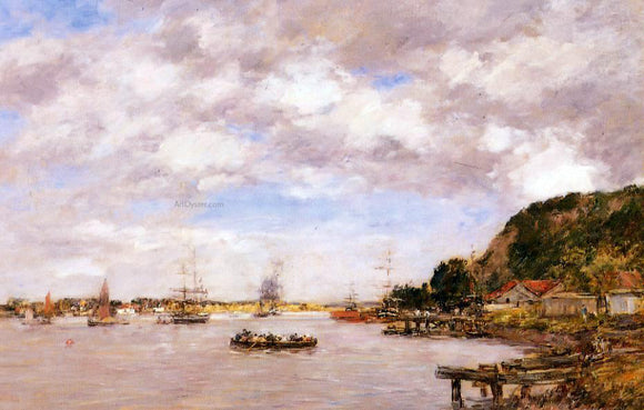  Eugene-Louis Boudin Bordeaux, la Cargonne a Larmont - Art Print