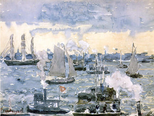  Maurice Prendergast Boston Harbor - Art Print