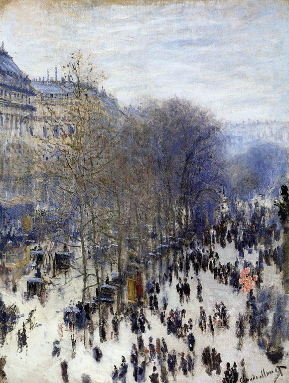  Claude Oscar Monet Boulevard des Capucines - Art Print