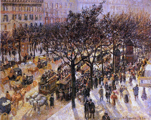  Camille Pissarro Boulevard des Italiens: Afternoon - Art Print