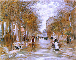  Jean-Francois Raffaelli Boulevard in Asnieres - Art Print