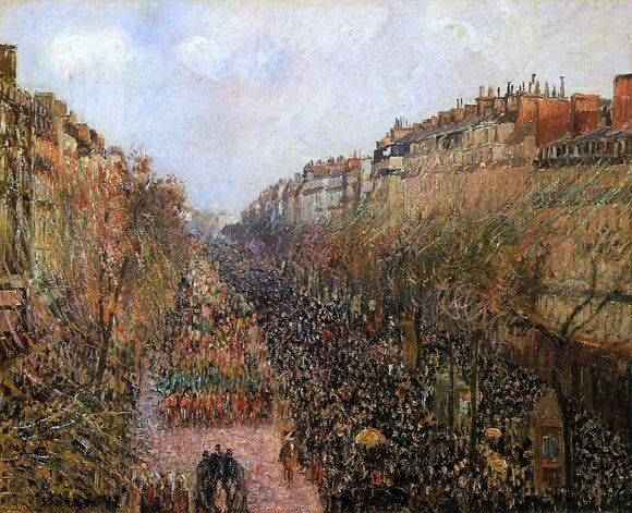  Camille Pissarro Boulevard Montmartre: Mardi-Gras - Art Print